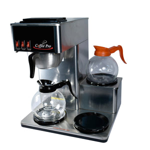 Eco-Friendly 3-Burner Low Profile Pour Over Brewer