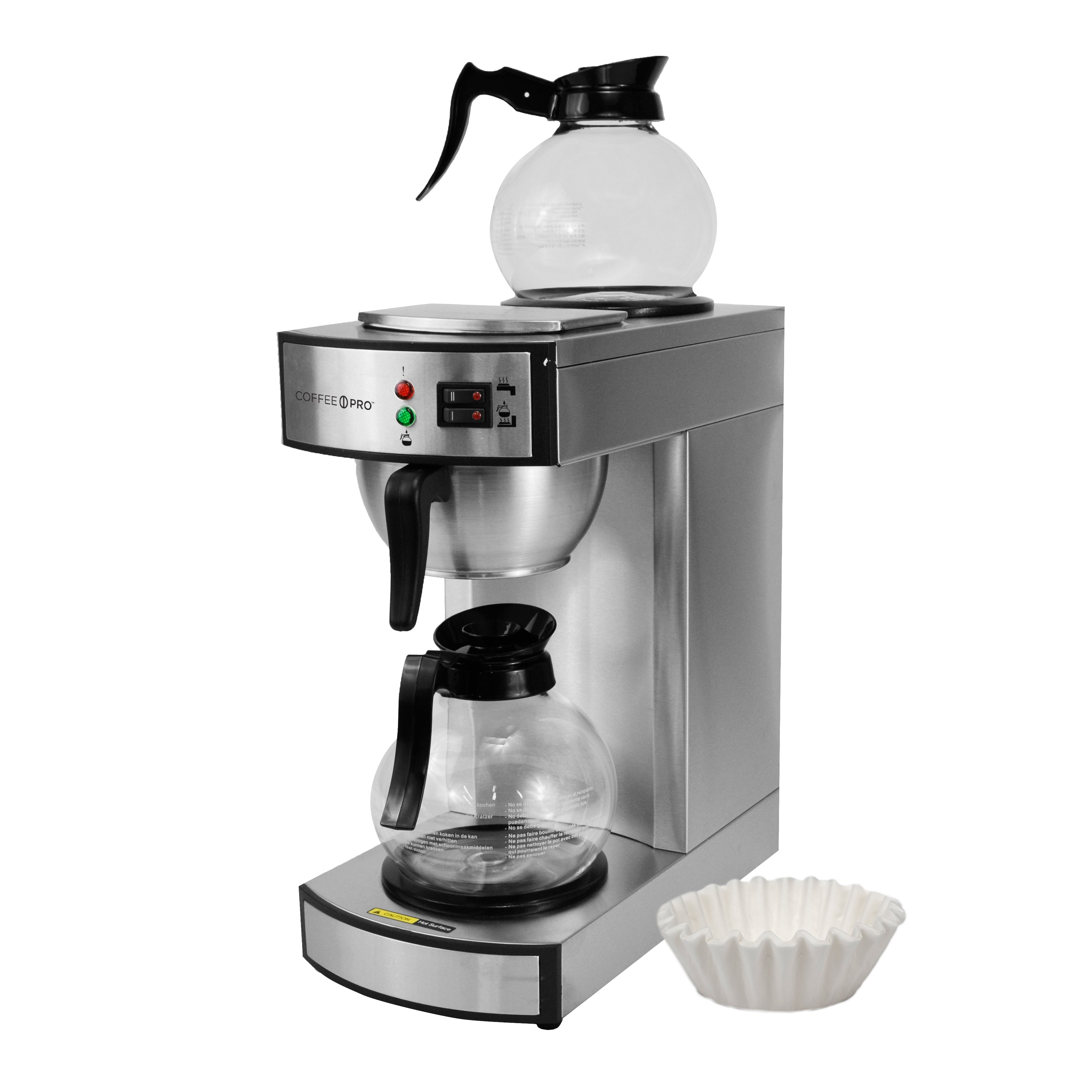 Coffee Pro Two-Burner Commercial Pour-over Brewer - CFPCP2B 